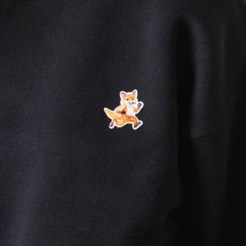 NWT - Maison Kitsune Speedy Fox Men's Sweatshirts - Black - Picture 3 of 4